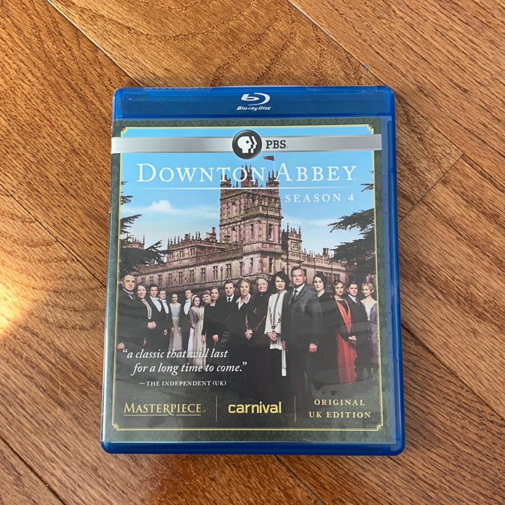 ❤️3/$25❤️ NWT Downton Abbey season 4 Blue Ray disc